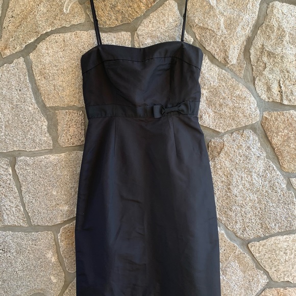 J. Crew Black Silk Taffeta Cocktail Dress - Picture 4 of 10